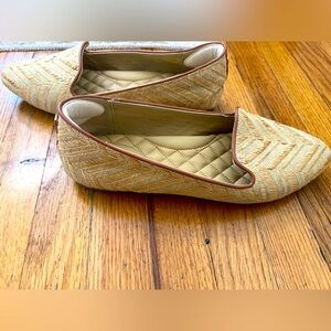 Birdies Blackbird Natural Chevron Raffia